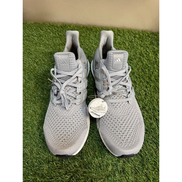 ADIDAS Ultraboost 1.0 “Silver Metallic” Running Shoes Mens 12 Grey JS1632 NEW